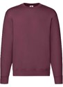 Burgundy Men's Sweatshirt Set-in Sweat Fruit of the Loom