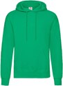 Green Men's Hooded Sweat Fruit of the Loom