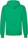 Green Men's Hooded Sweat Fruit of the Loom