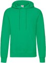 Green Men's Hooded Sweat Fruit of the Loom