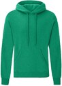 Green Men's Hooded Sweat Fruit of the Loom