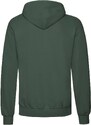 Green Men's Hooded Sweat Fruit of the Loom