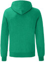 Green Men's Hooded Sweat Fruit of the Loom