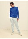 Blue Men's Sweatshirt Lightweight Set-in-Sweat Sweat Fruit of the Loom