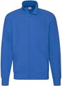 Blue Men's Sweatshirt Lightweight Sweat Jacket Fruit of the Loom