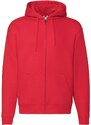 Red Men's Hoodie Premium Fruit of the Loom