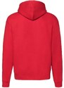 Red Men's Hoodie Premium Fruit of the Loom