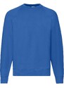 Niebieska bluza męska Raglan Sweat Fruit of the Loom