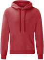 Czerwona bluza męska Hooded Sweat Fruit of the Loom