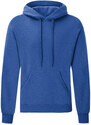 Blue Men's Hooded Sweat Fruit of the Loom