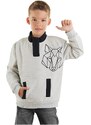 mshb&g Wolf Boy Gray Sweatshirt