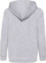 Grey children's sweatshirt Classic kangaroo Fruit of the Loom