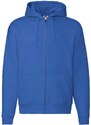 Blue Men's Hoodie Premium Fruit of the Loom