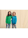 Green children's sweatshirt Classic kangaroo Fruit of the Loom