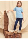 Blue T-shirt for Children Original Fruit of the Loom