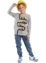 Denokids Construction Equipment Boys T-shirt Trousers Set