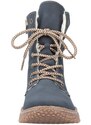 Zateplené kotníkové boty Rieker Y8443-14 modrá