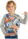 Denokids Cute Cars Boys Sweatshirt