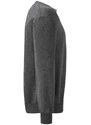 Dark Grey Men's Sweatshirt Set-in Sweat Fruit of the Loom