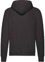 LCzarna bluza męska z kapturem Lightweight Hooded Sweat Fruit of the Loom