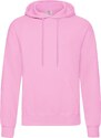 Men's Pink Hooded Sweat Fruit of the Loom