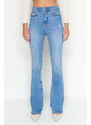 Trendyol modré džíny s nízkým pasem