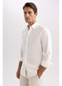 DEFACTO Slim Fit Long Sleeve Shirt