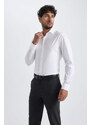 DEFACTO Slim Fit Long Sleeve Shirt