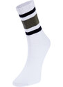 Trendyol 4-Pack White Cotton Striped Socket Socks