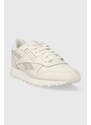 Kožené sneakers boty Reebok CL Leather béžová barva