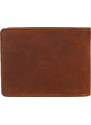 Lagen Pánská kožená peněženka 266-6535 pes - hnědá
