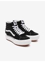 Černo-bílé dámské kotníkové tenisky VANS UA SK8-Hi Stacked - Dámské