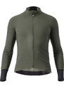 Castelli - voděodpudivý dres flight jersey air military green