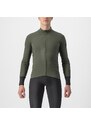 Castelli - voděodpudivý dres flight jersey air military green