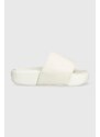 Kožené pantofle adidas Originals Y-3 Slide bílá barva, FZ6402-white