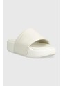 Kožené pantofle adidas Originals Y-3 Slide bílá barva, FZ6402-white