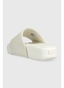 Kožené pantofle adidas Originals Y-3 Slide bílá barva, FZ6402-white
