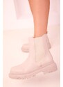 Soho Women's Beige Boots &; Booties 16571