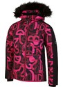Dívčí lyžařská bunda Dare2b DING růžová/černá