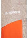 Sportovní mikina adidas TERREX béžová barva