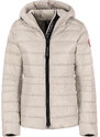 Canada Goose Péřová bunda pro ženy, Puffer lyžařská bunda, Stříbrná, Nylon, 2024, 38 40 M