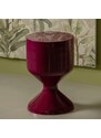 Hoorns Růžový kovový odkládací stolek Ryhen 30 cm