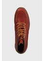 Kožené boty Red Wing 6-INCH Classic Moc Toe pánské, červená barva, 8875