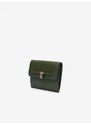 Tmavě zelená dámská kožená peněženka Michael Kors - Dámské