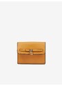 Oranžová dámská kožená peněženka Michael Kors - Dámské