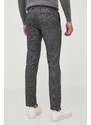 Kalhoty Tommy Hilfiger pánské, šedá barva, jednoduché