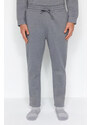 Trendyol Dark Gray Regular Fit Knitted Pajamas Set