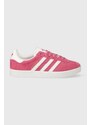 Semišové sneakers boty adidas Originals Gazelle 85 růžová barva, IG5004