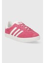 Semišové sneakers boty adidas Originals Gazelle 85 růžová barva, IG5004