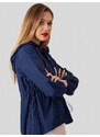 PERSO Woman's Jacket BLE205000F Navy Blue